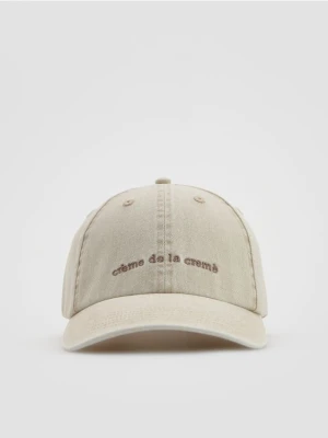 Reserved - Czapka z daszkiem - kremowy