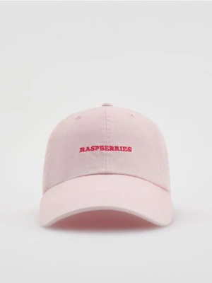 Reserved - Czapka z daszkiem - pastelowy róż