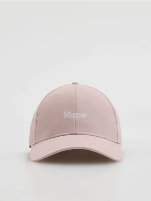 Reserved - Czapka z daszkiem - pastelowy róż