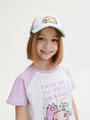 Reserved - Czapka z daszkiem Pusheen - biały