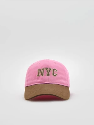 Reserved - Czapka z daszkiem - różowy