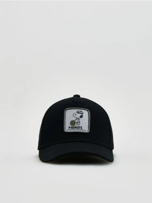 Reserved - Czapka z daszkiem Snoopy - czarny