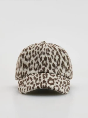 Reserved - Czapka z daszkiem w panterkę - wielobarwny