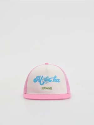 Reserved - Czapka z daszkiem z napisem - wielobarwny