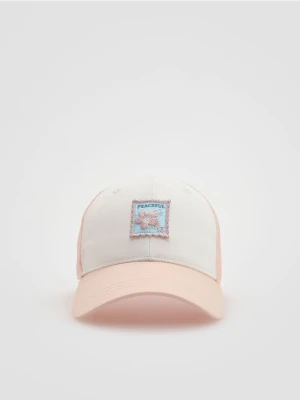 Reserved - Czapka z daszkiem z naszywką - wielobarwny