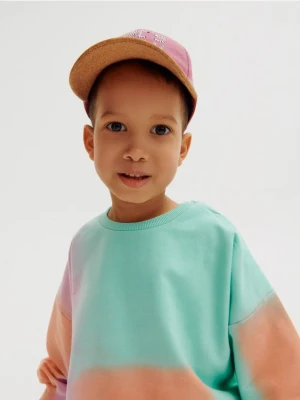 Reserved - Czapka z haftem - bordowy