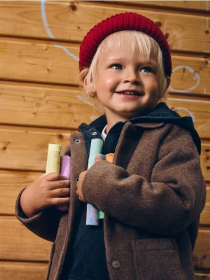 Reserved - Czapka z naszywką - czerwony