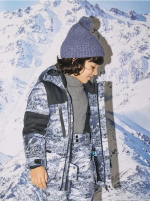 Reserved - Czapka z pomponem - granatowy