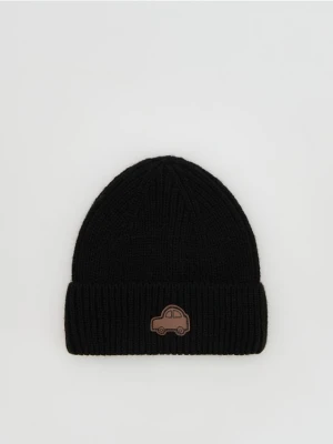 Reserved - Czapka z wełną - czarny