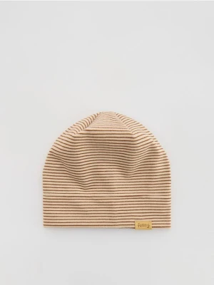 Reserved - Czapka z wiskozą - beżowy