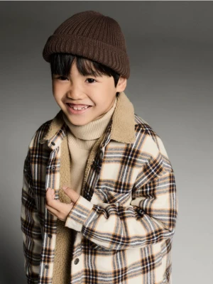 Reserved - Czapka z wiskozą - brązowy