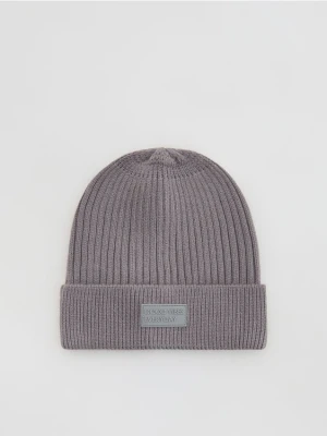 Reserved - Czapka z wiskozą - ciemnoszary