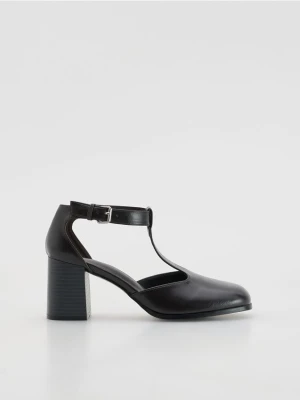 Reserved - Czółenka na obcasie - ciemnobrązowy