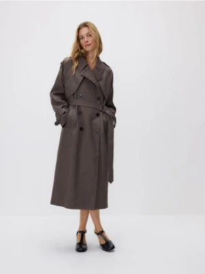 Reserved - Czółenka na obcasie - ciemnobrązowy