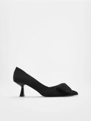 Reserved - Czółenka na obcasie kitten - czarny