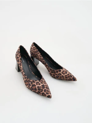 Reserved - Czółenka na słupku - wielobarwny