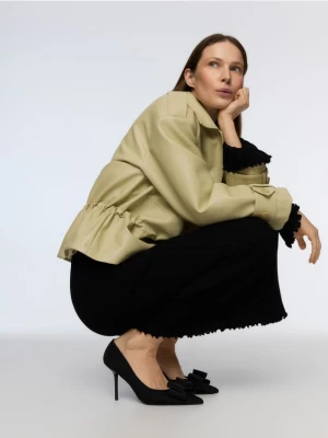 Reserved - Czółenka z kokardami - czarny