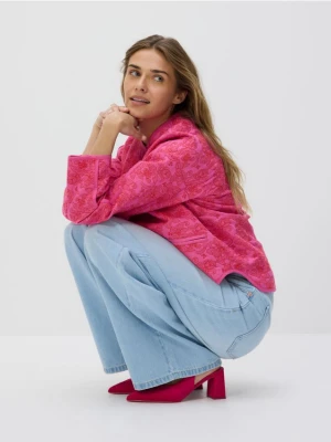 Reserved - Czółenka z odkrytą piętą - fuksja