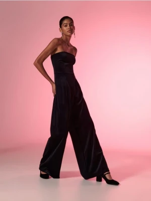 Reserved - Czółenka z ozdobnym zapięciem - czarny