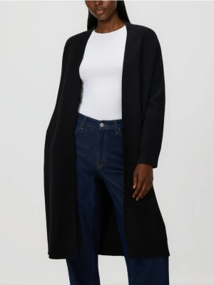 Reserved - Długi kardigan z wiskozą - czarny