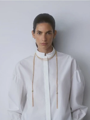 Reserved - Długi naszyjnik - złoty