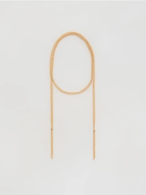 Reserved - Długi naszyjnik - złoty