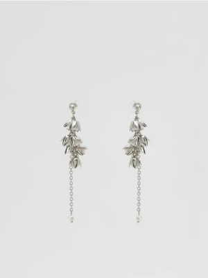 Reserved - Długie kolczyki z koralikami - wielobarwny