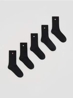 Reserved - Długie skarpetki 5 pack - czarny