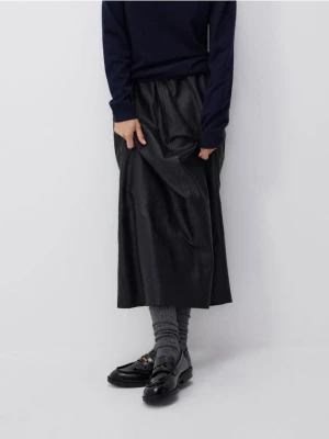 Reserved - Długie skarpetki z wełną - ciemnoszary