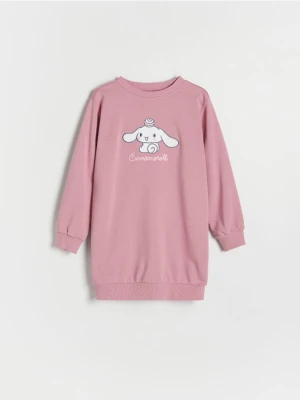 Reserved - Dresowa sukienka Cinnamoroll - fioletowy