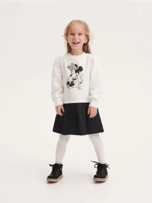 Reserved - Dresowa sukienka Minnie Mouse - wielobarwny