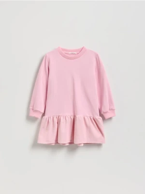 Reserved - Dresowa sukienka - pastelowy róż