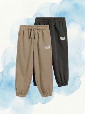 Reserved - Dresowe joggery 2 pack - brązowy