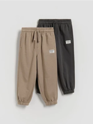 Reserved - Dresowe joggery 2 pack - brązowy