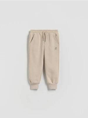 Reserved - Dresowe joggery - beżowy