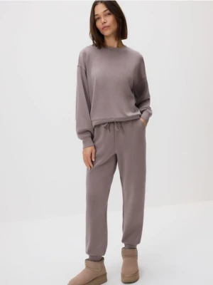 Reserved - Dresowe joggery - brązowy