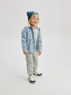 Reserved - Dresowe joggery - jasnoszary