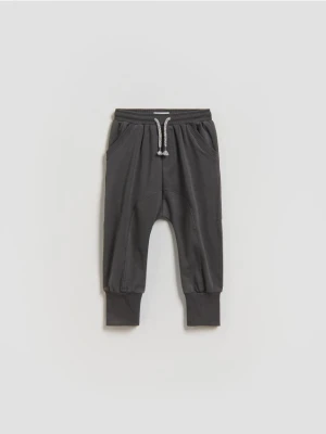 Reserved - Dresowe spodnie - ciemnoszary