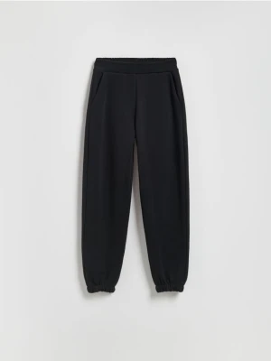 Reserved - Dresowe spodnie - czarny