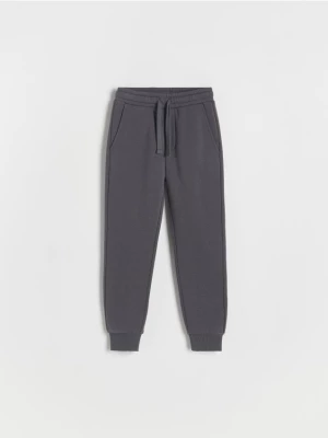 Reserved - Dresowe spodnie jogger - ciemnoszary