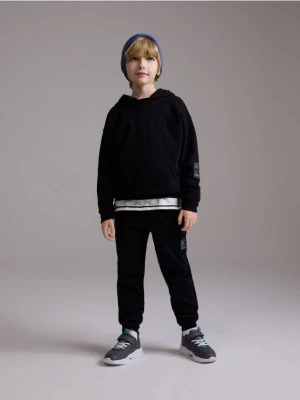 Reserved - Dresowe spodnie jogger - czarny