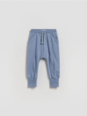 Reserved - Dresowe spodnie - niebieski