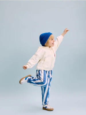 Reserved - Dresowe spodnie oversize - niebieski