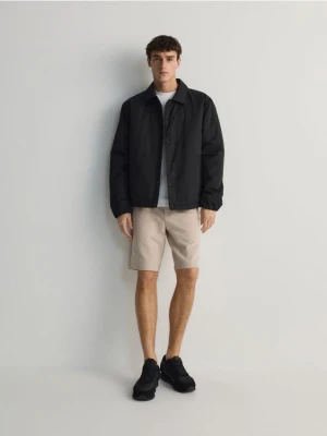 Reserved - Dresowe szorty - beżowy