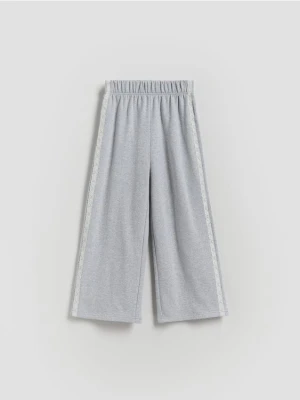 Reserved - Dresy z lampasami - jasnoszary