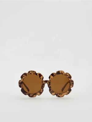 Reserved - Duże okulary przeciwsłoneczne - brązowy