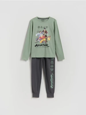 Reserved - Dwuczęściowa piżama Avatar - morski