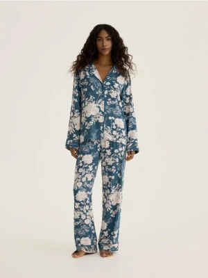 Reserved - Dwuczęściowa piżama - ciemny turkus