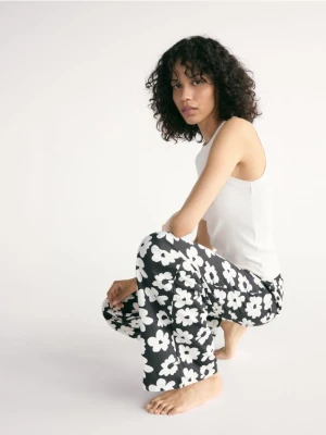 Reserved - Dwuczęściowa piżama - czarny