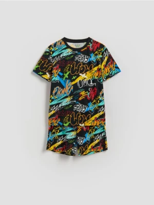 Reserved - Dwuczęściowa piżama - czarny